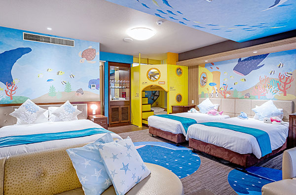 キッズルーム完備のホテル客室